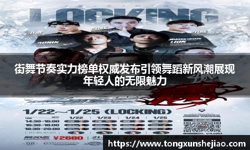 街舞节奏实力榜单权威发布引领舞蹈新风潮展现年轻人的无限魅力